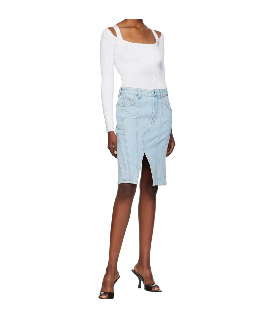 Asymmetric Mini Skirt