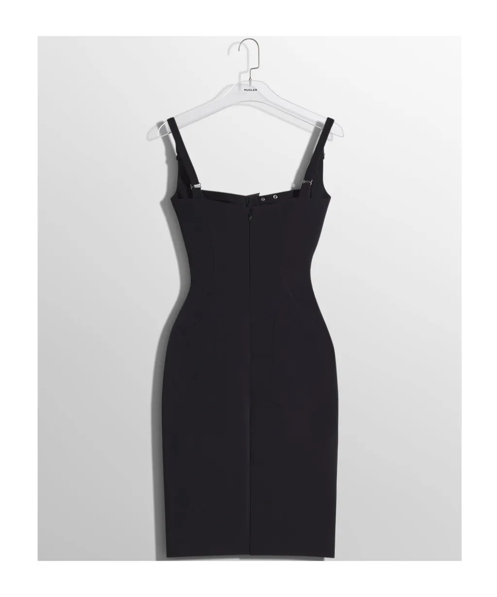 Buckled Bustier Midi Dress
