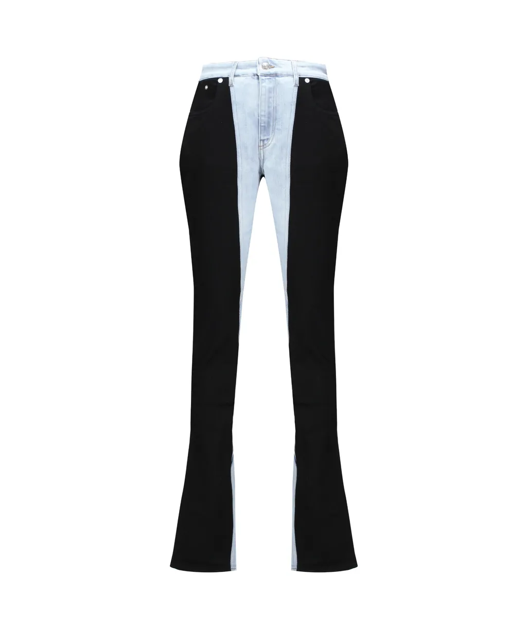 Panel Flare Jeans