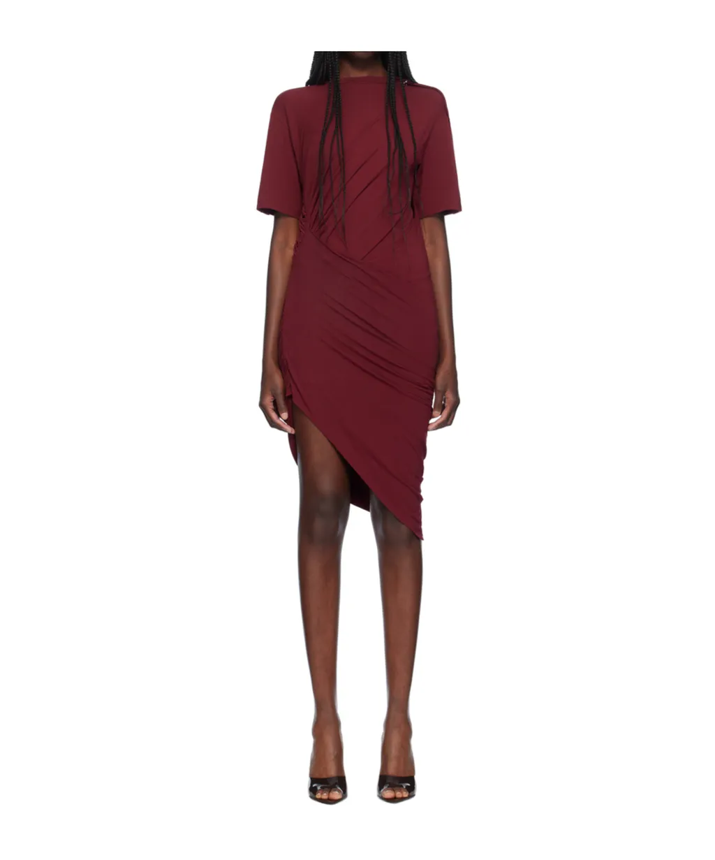 Pendant Hollow Mini Dress