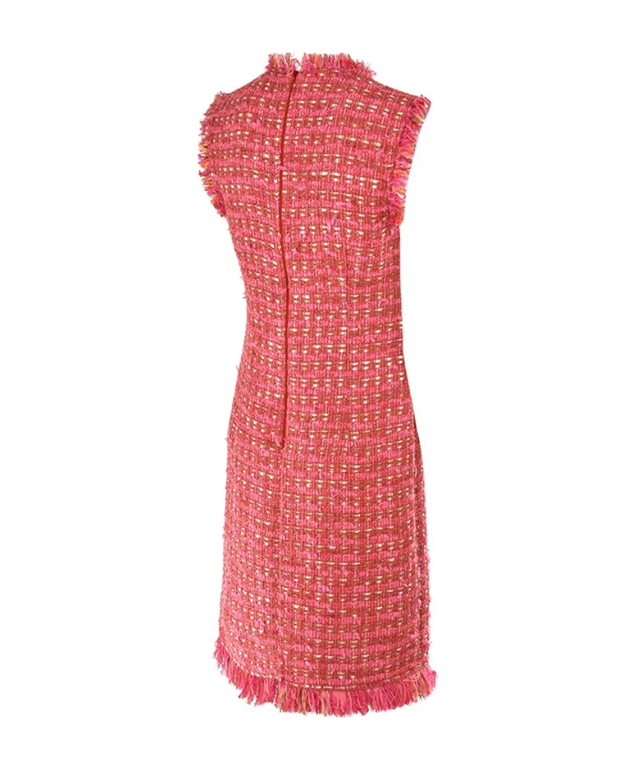 Round-Necked Sleeveless Dress
