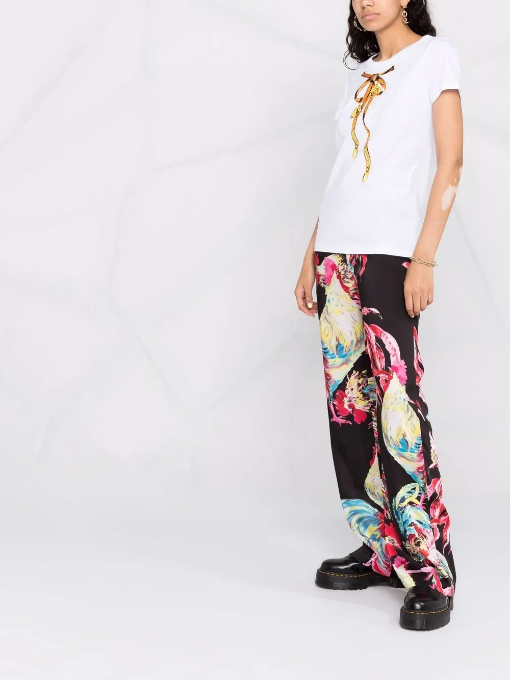 Bow Tie Printed T-Shirt