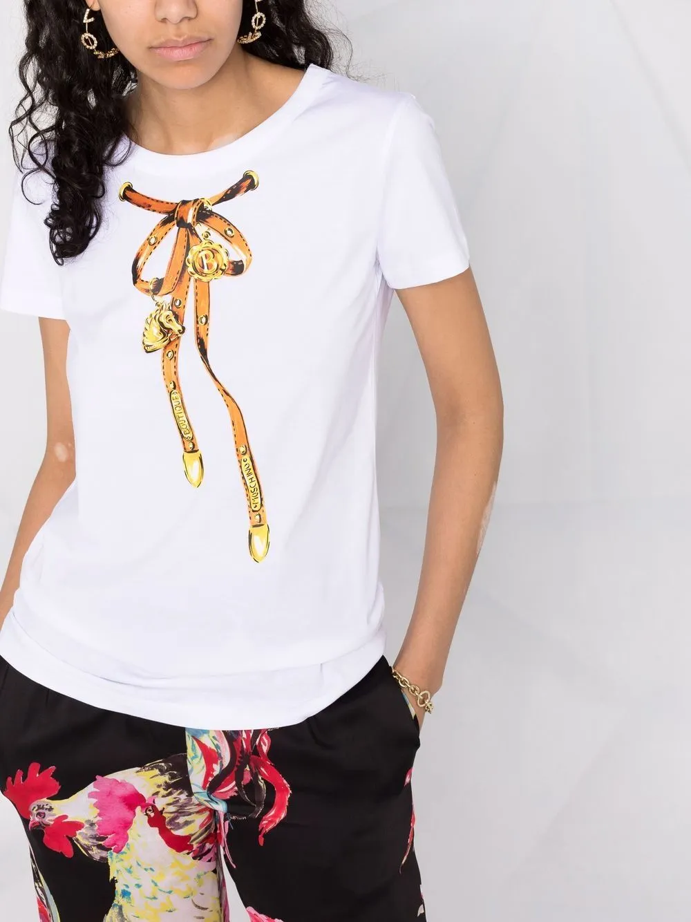 Bow Tie Printed T-Shirt