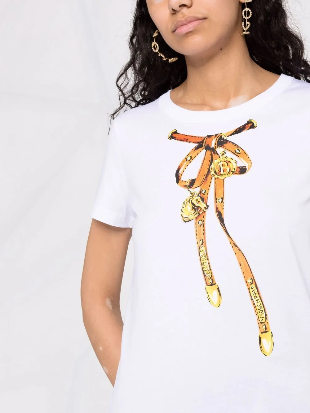Bow Tie Printed T-Shirt
