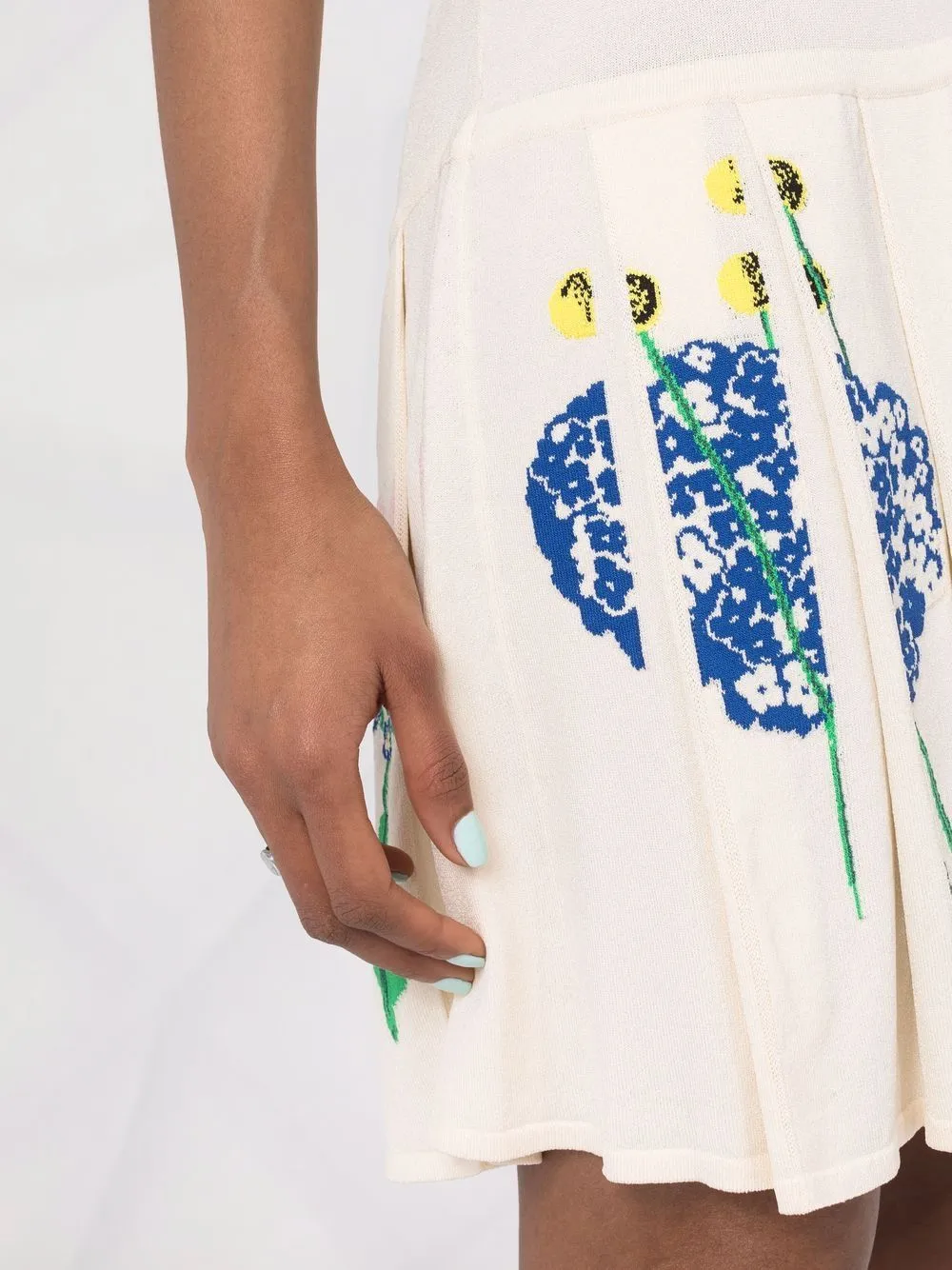 Floral Printed Pleated Dress