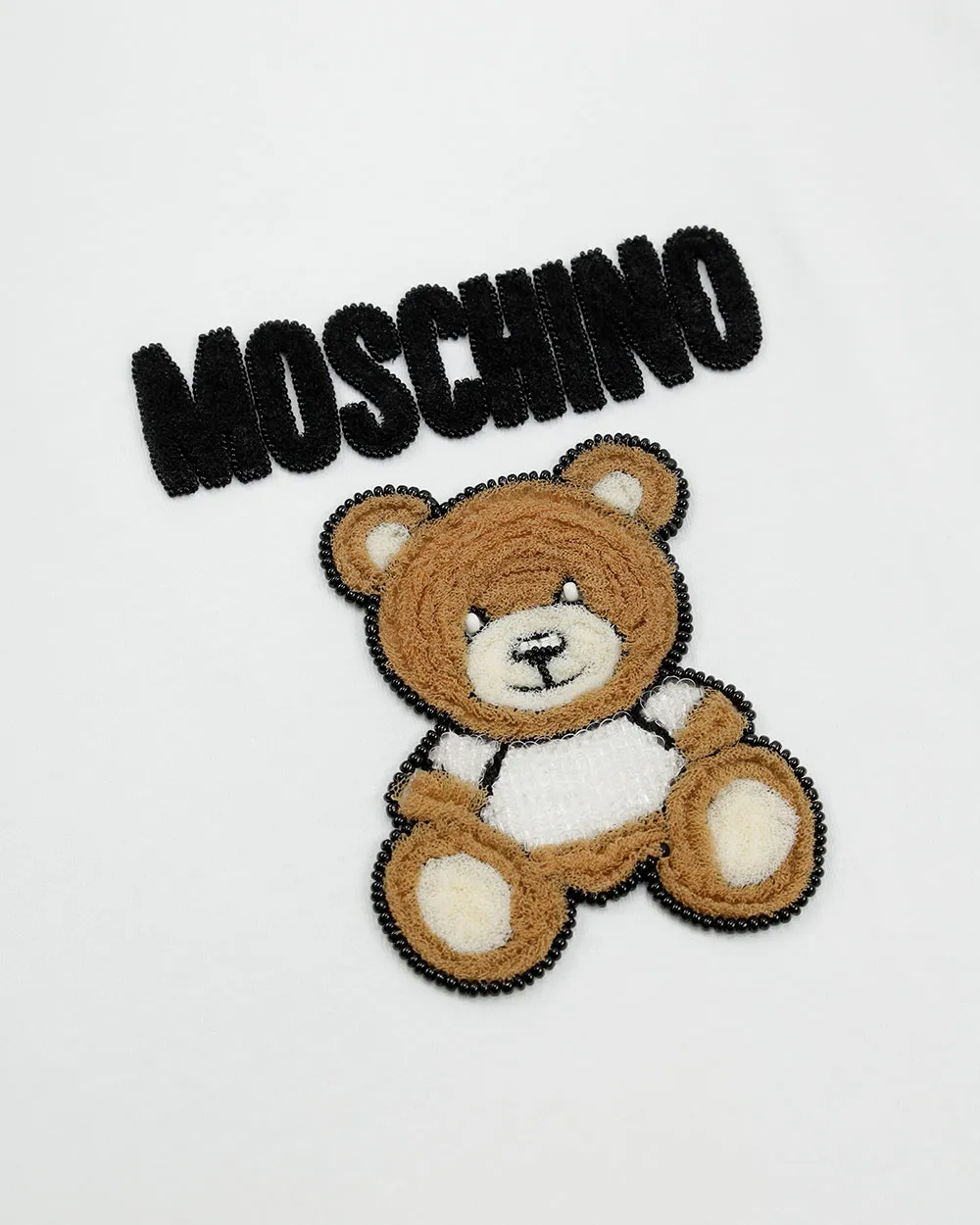 Teddy Bear Beaded T-Shirt Dress