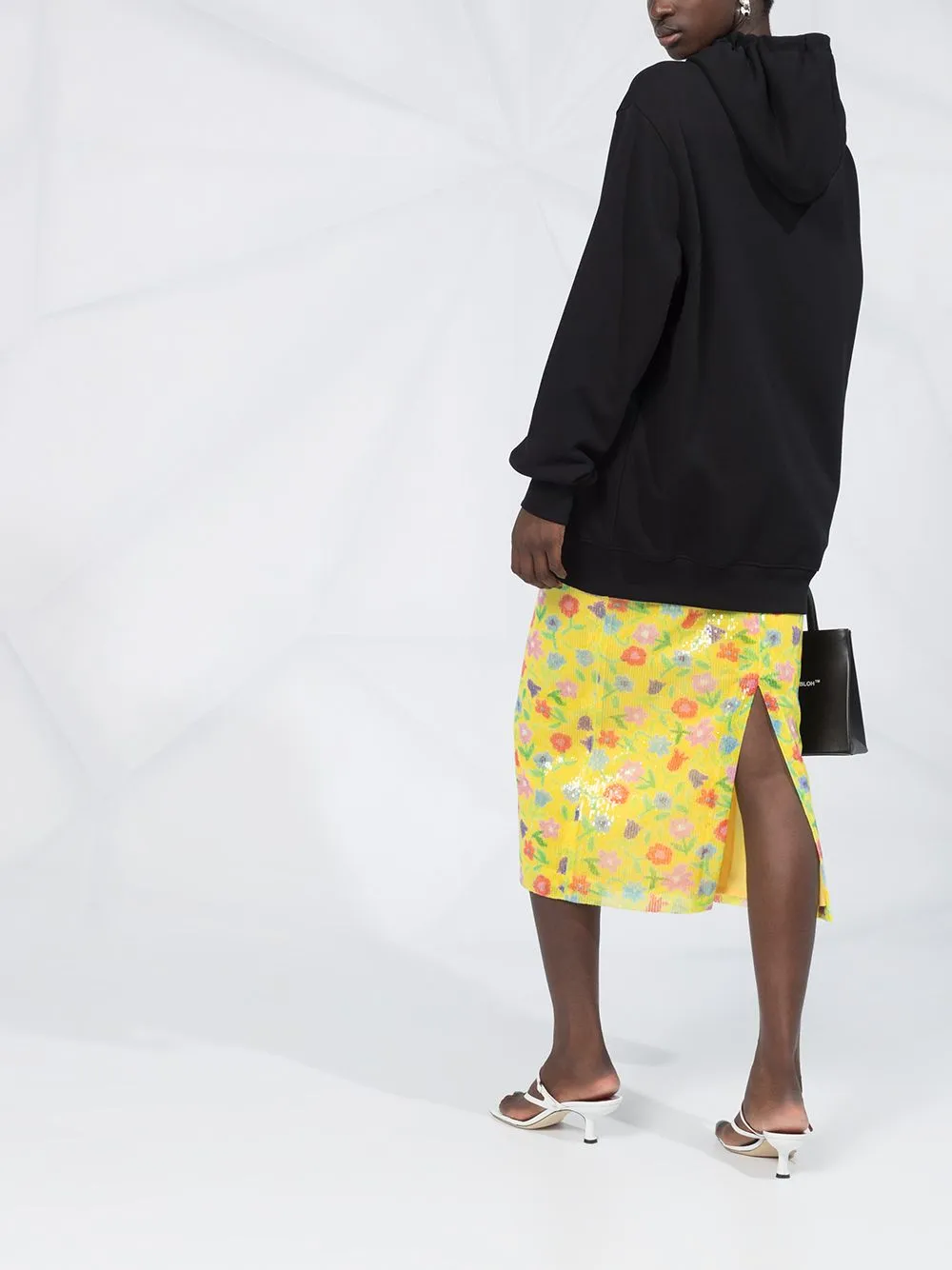 Logo Printed Hooded Sweater