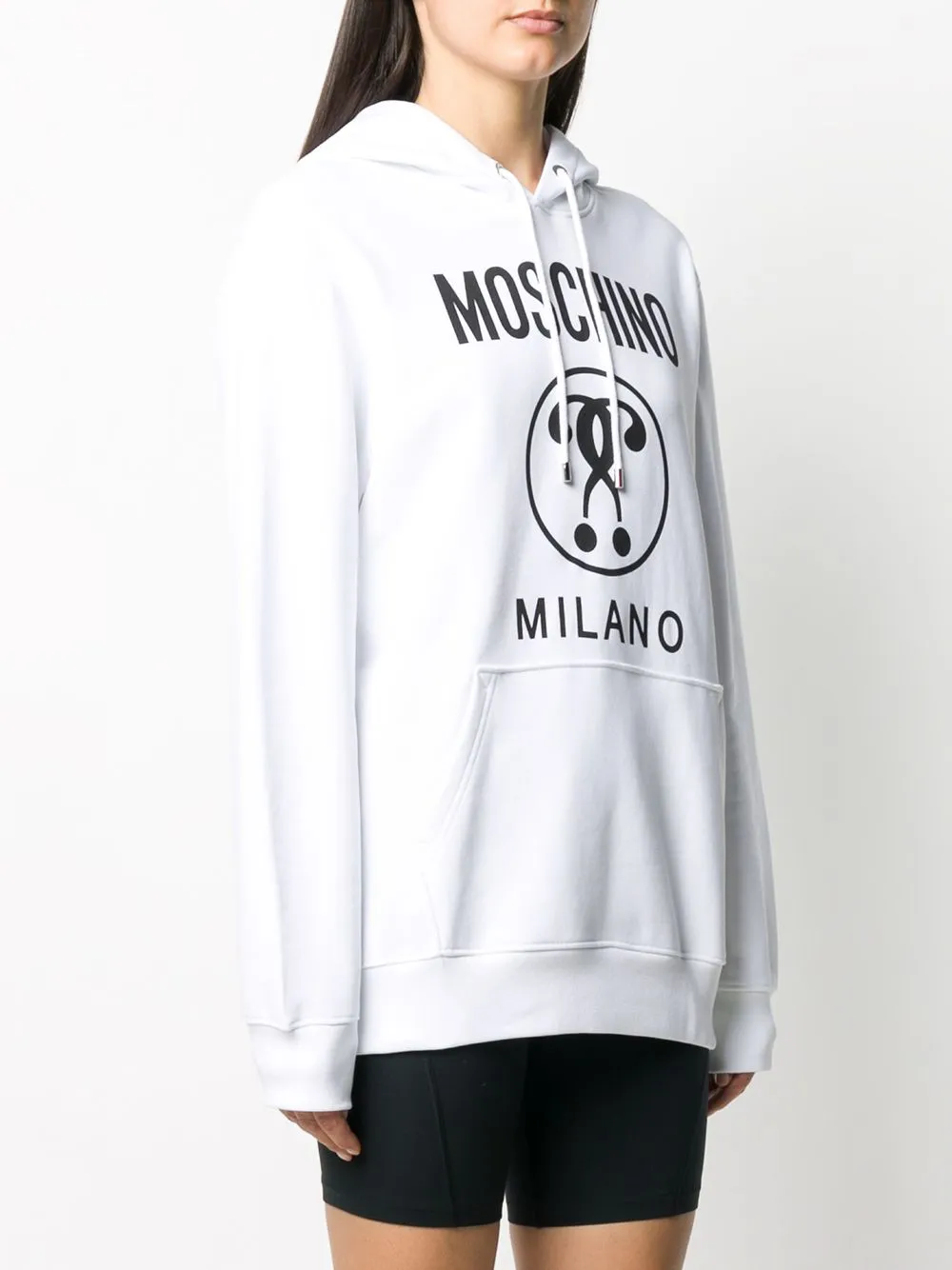 Logo Printed Hooded Sweater