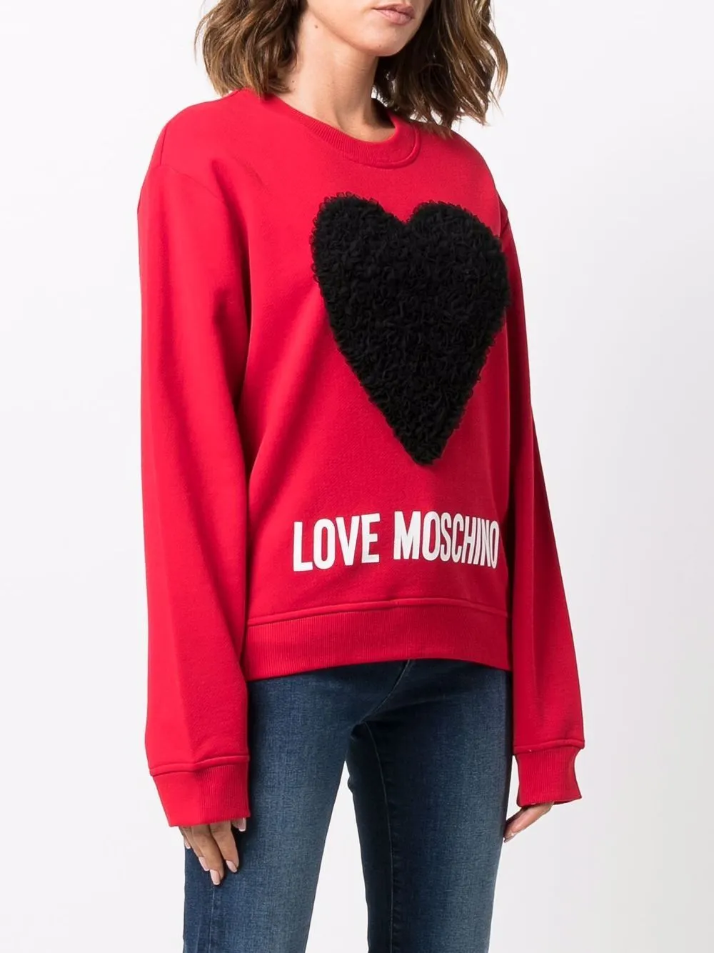 Heart-Patch Sweatshirt
