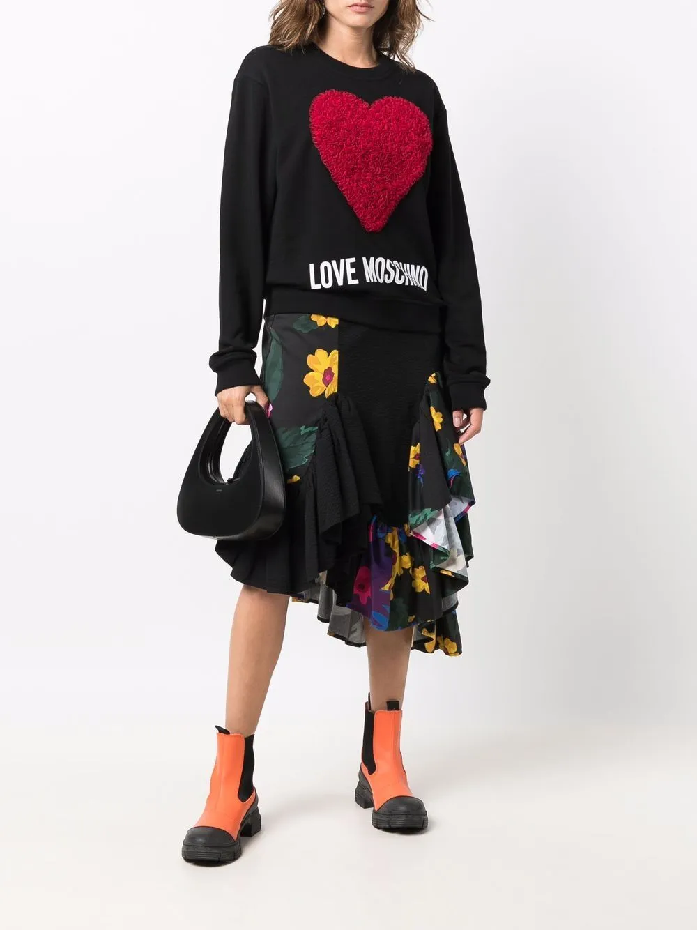3D Heart Sweatshirt