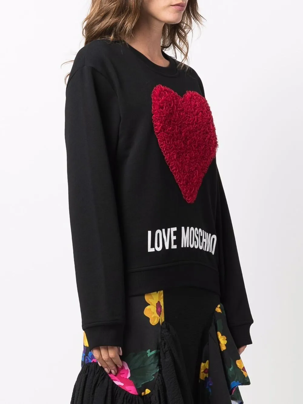 3D Heart Sweatshirt