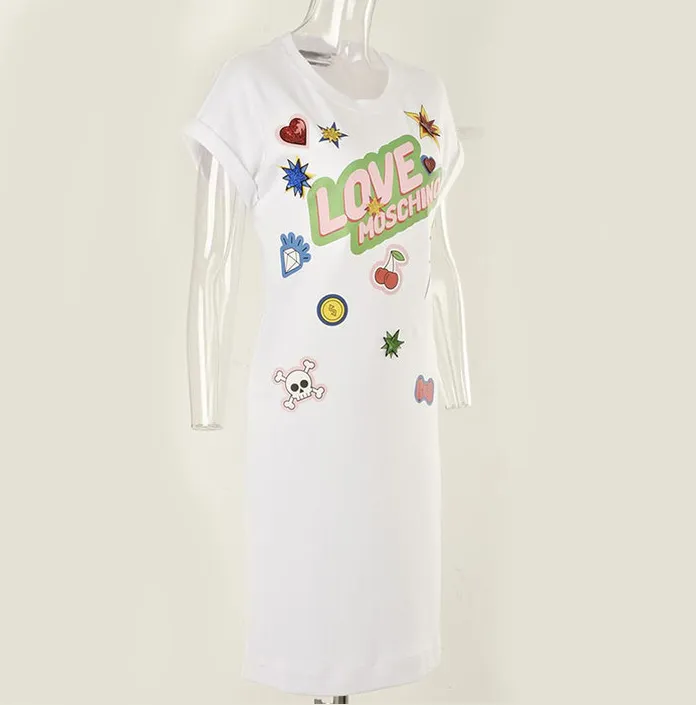 Sequined Embroidered Dress