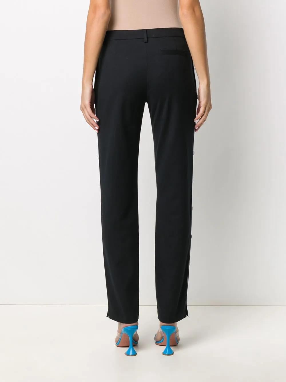 Side Button Casual Pants