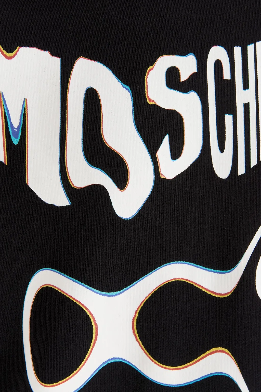 Glitch-Effect Logo Sweatshirt