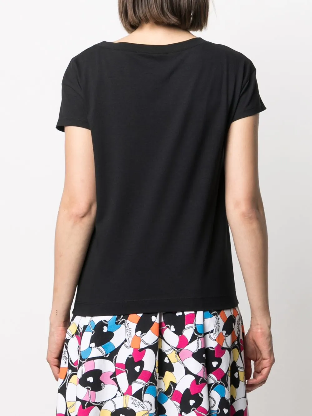 Heart-Shaped Printed T-Shirt