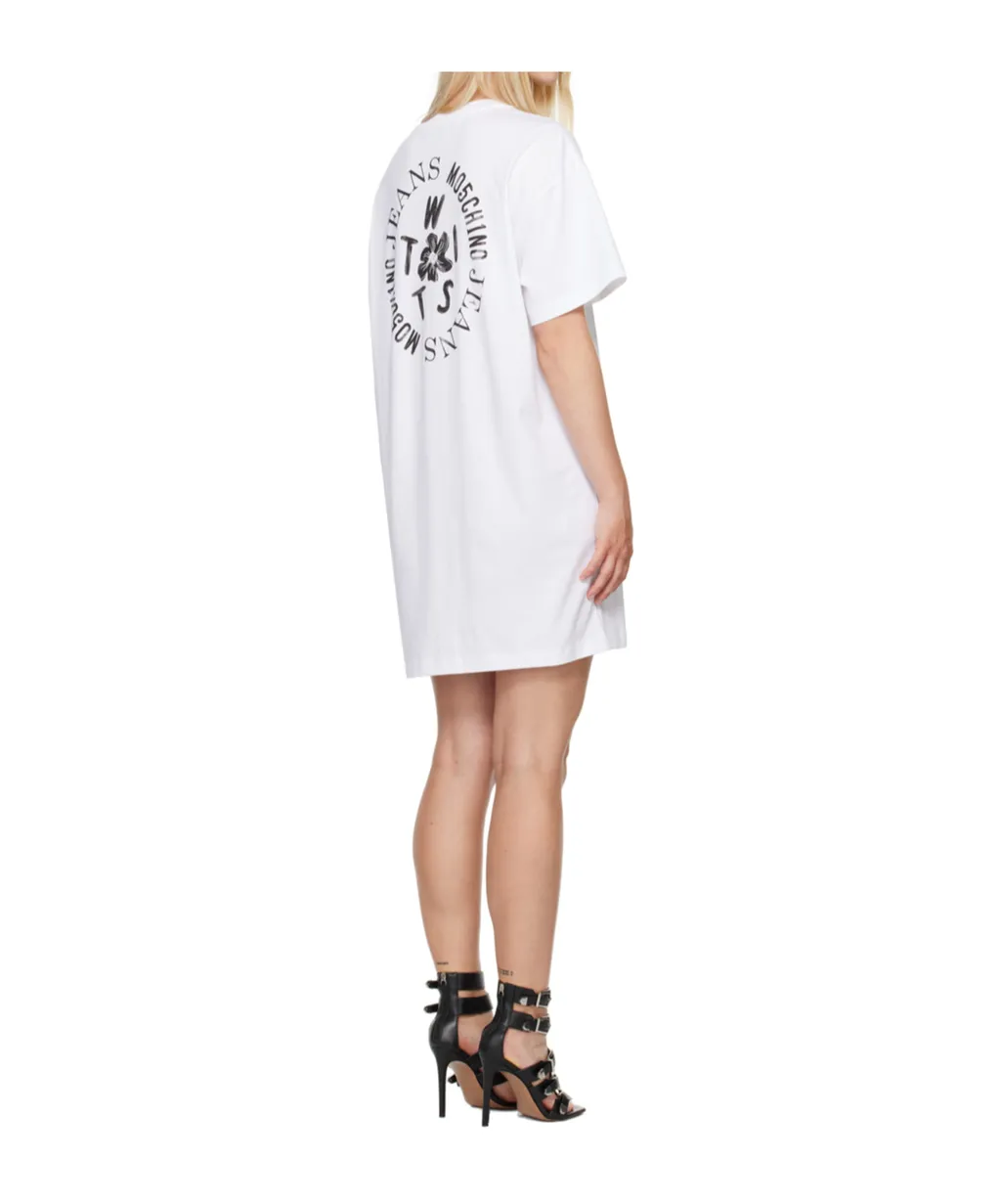Printed Logo Mini Dress