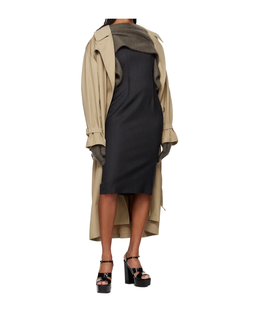 Crew Neck Midi Dress