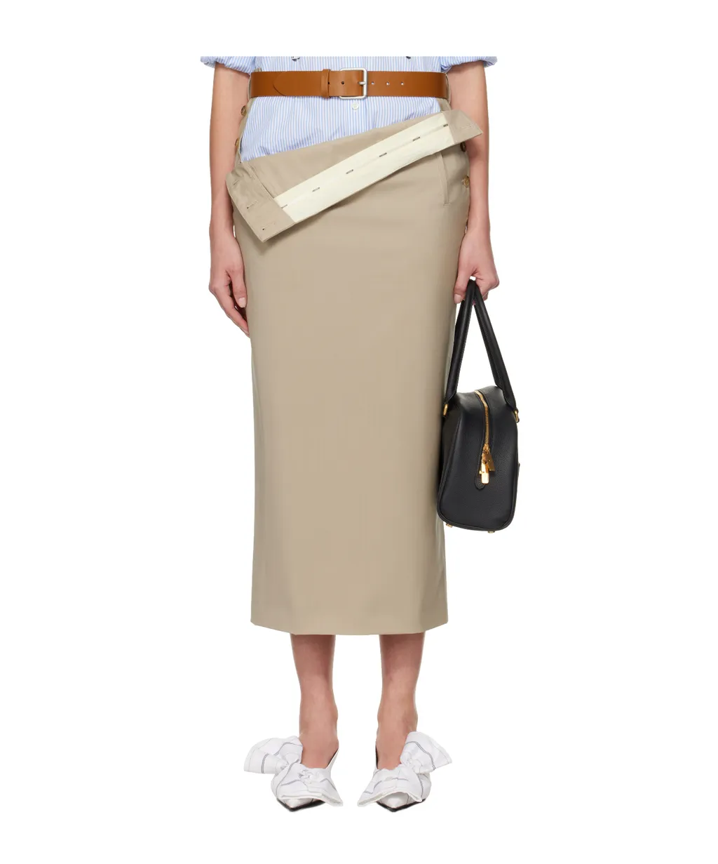 Tailored Twist Skirt