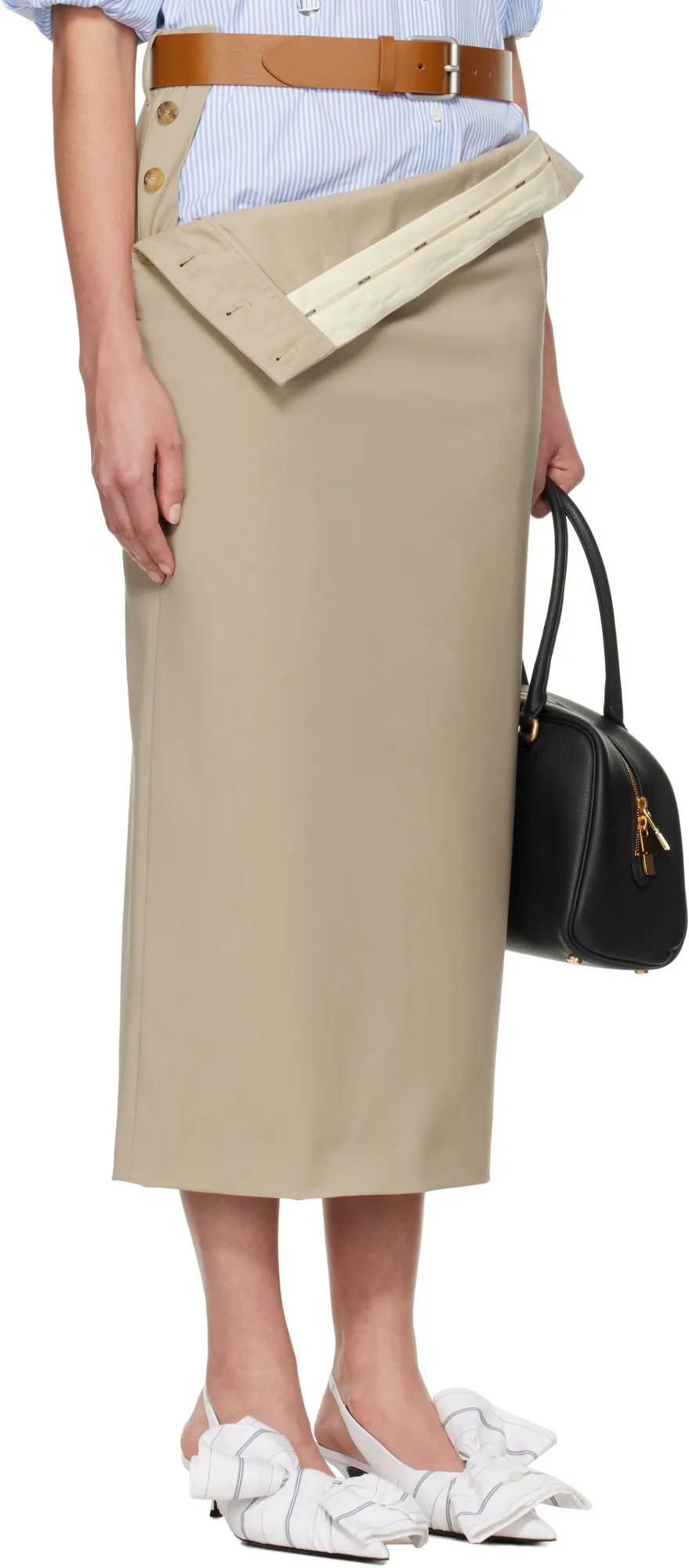 Tailored Twist Skirt