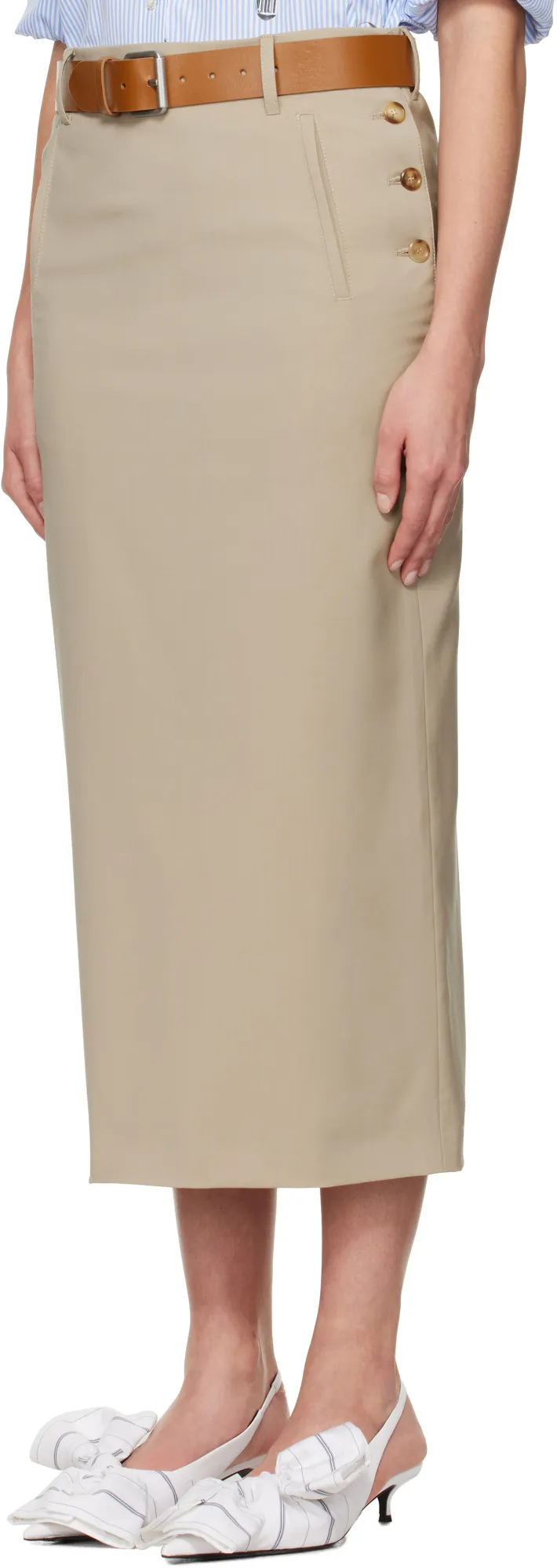 Tailored Twist Skirt