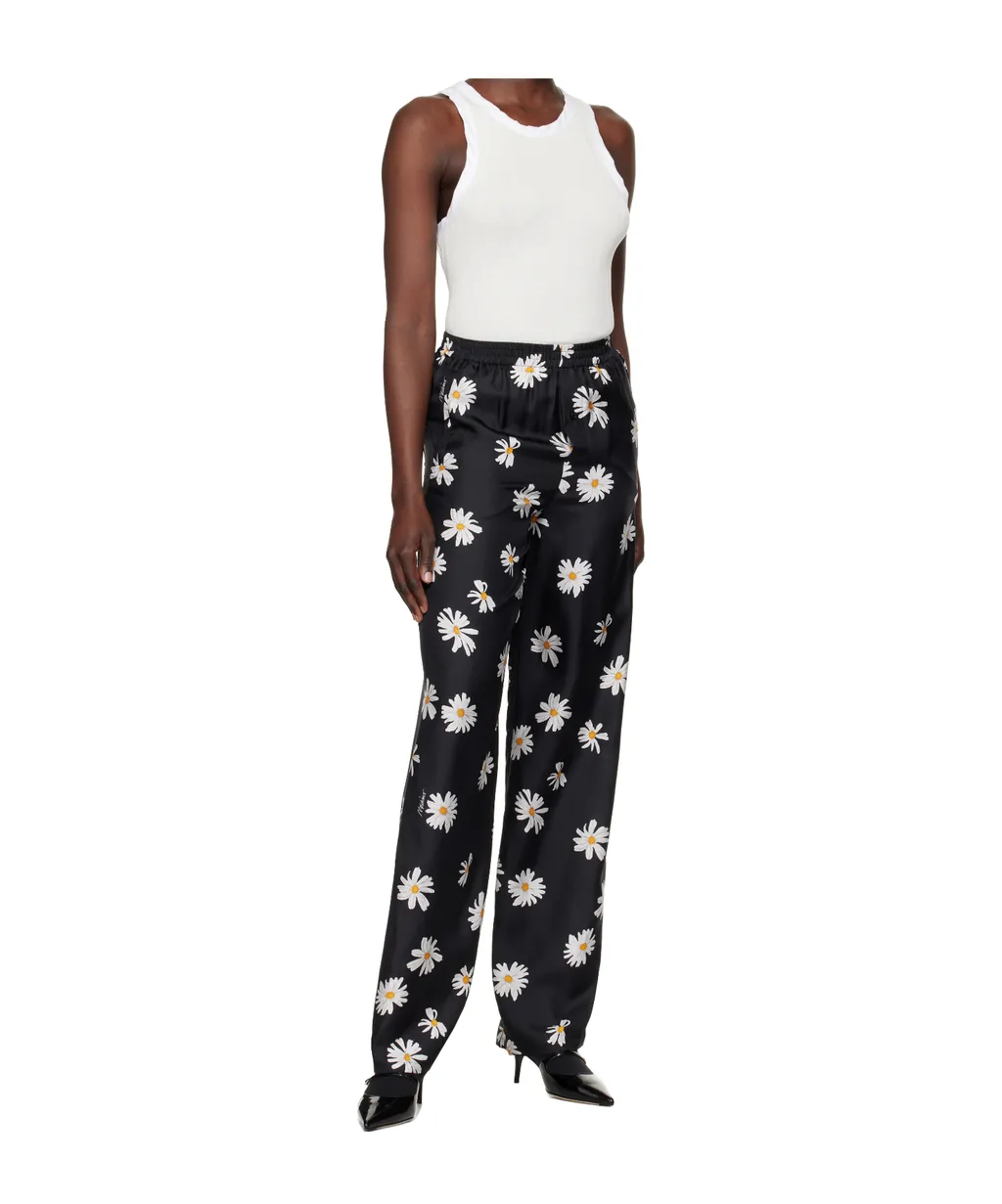 Elastic Waist Casual Pants
