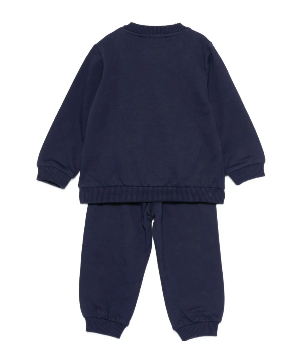 Teddy Bear-Print Tracksuit Set