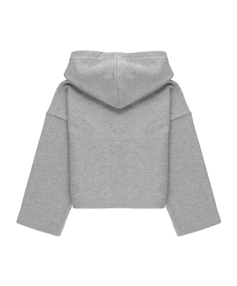 Long Sleeve Logo Printed Hoodie