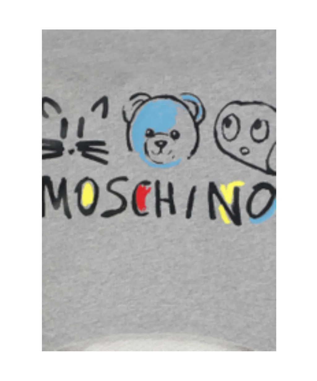 Long Sleeve Logo Printed Hoodie