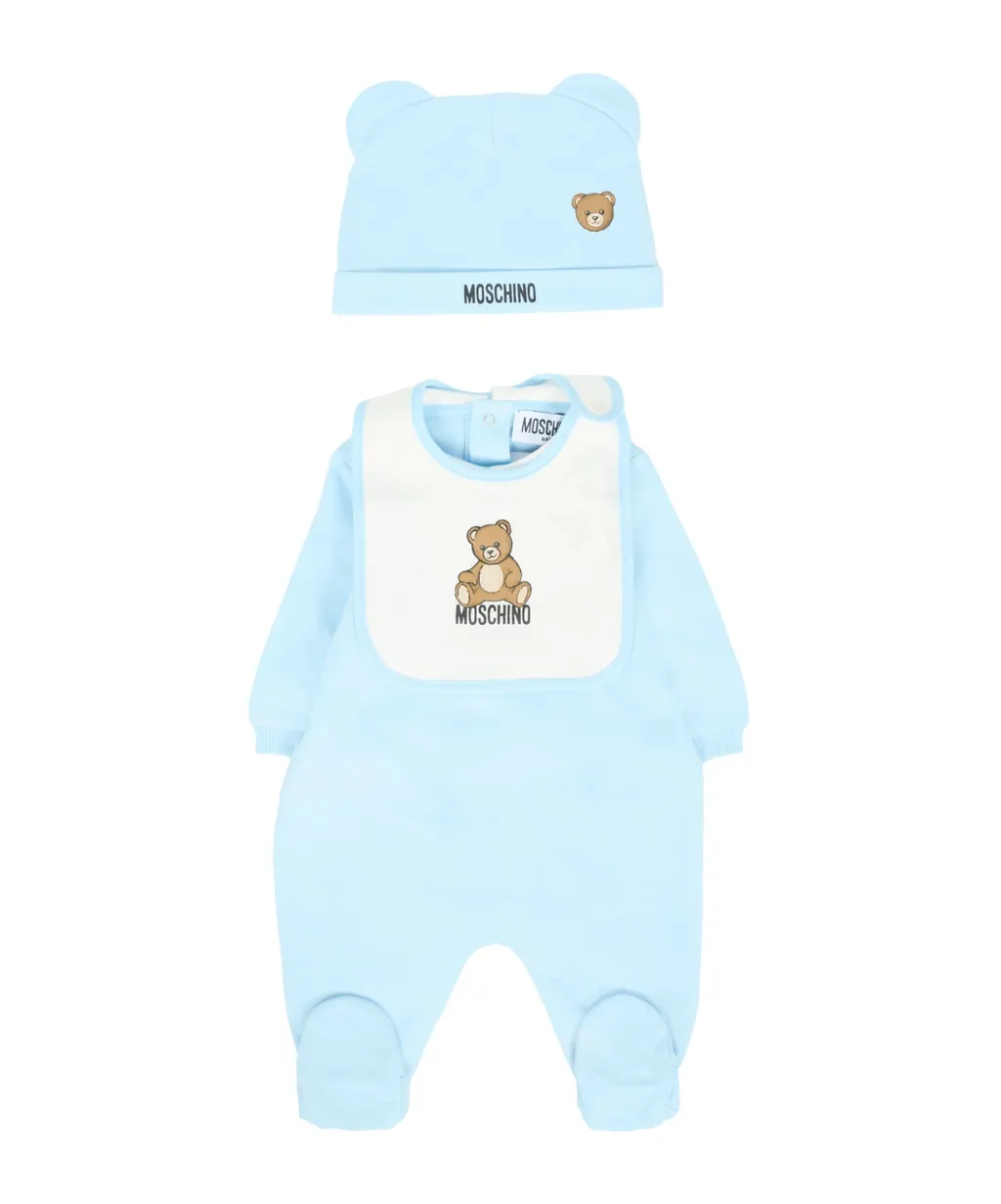 Teddy Print Babygrow Set
