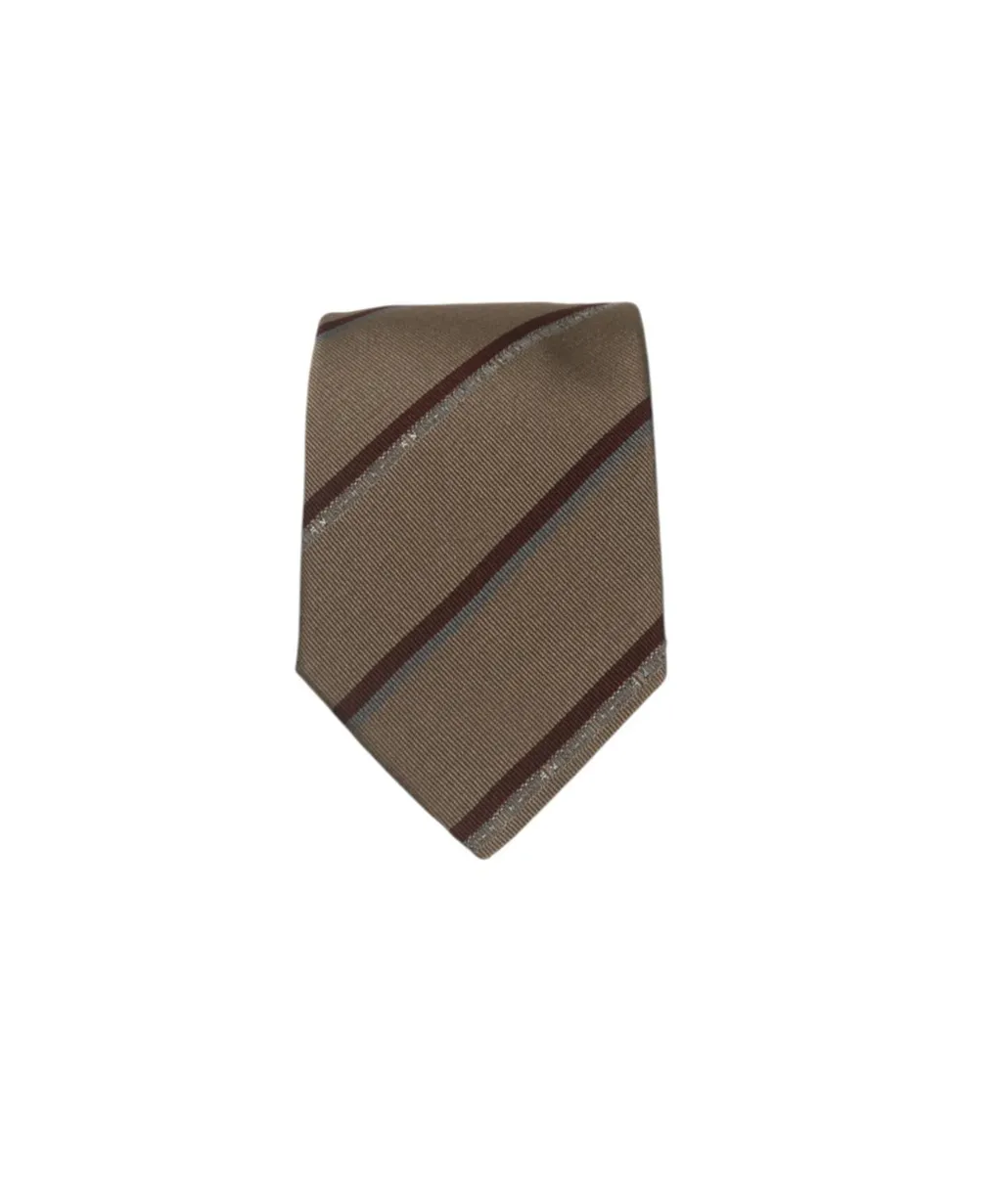 Striped Print Tie