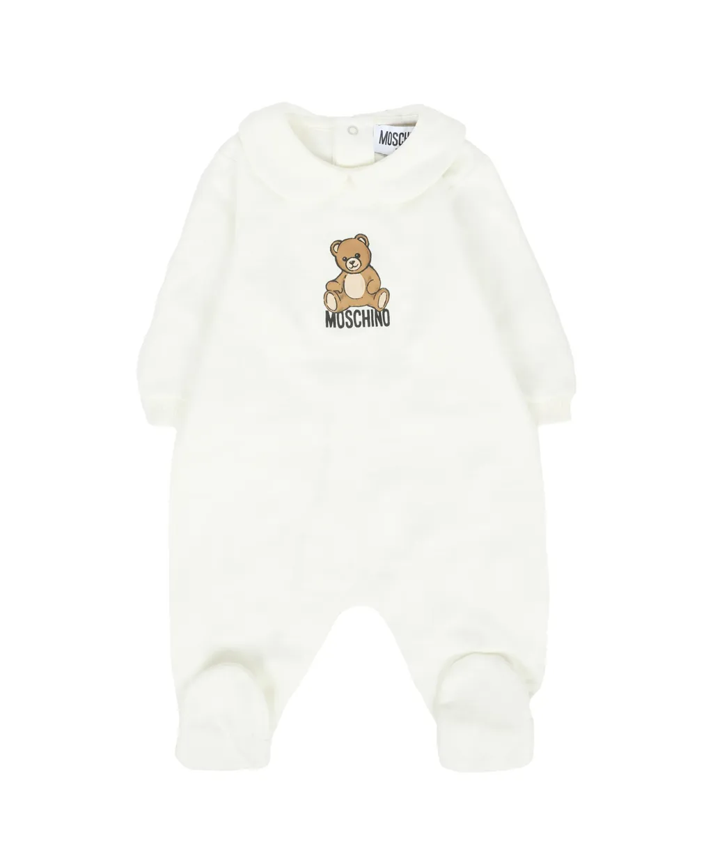 Teddy Bear Print Babygrow Set