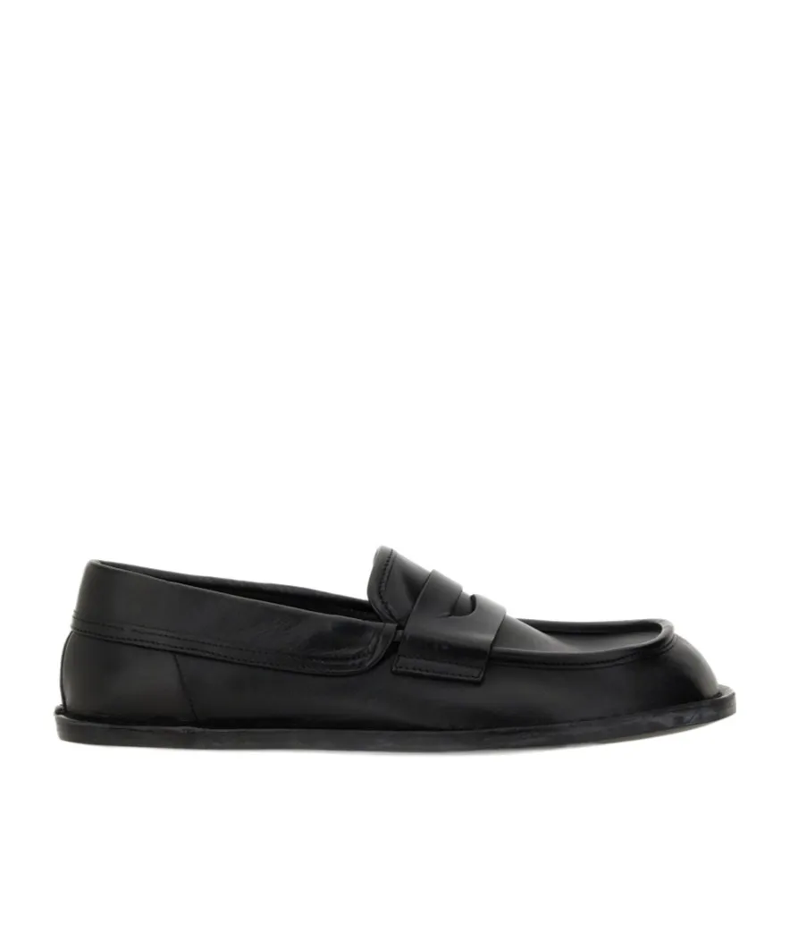 Round-Toe Slip-On Loafers