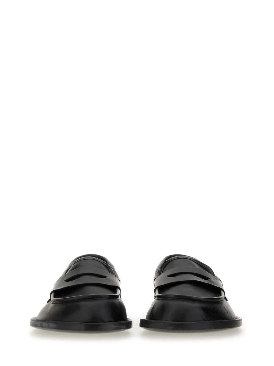 Round-Toe Slip-On Loafers