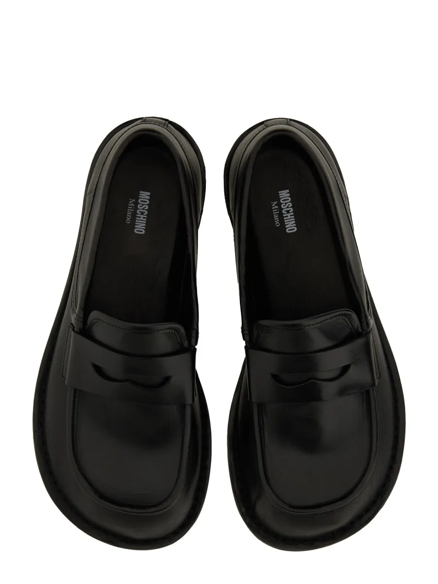 Round-Toe Slip-On Loafers