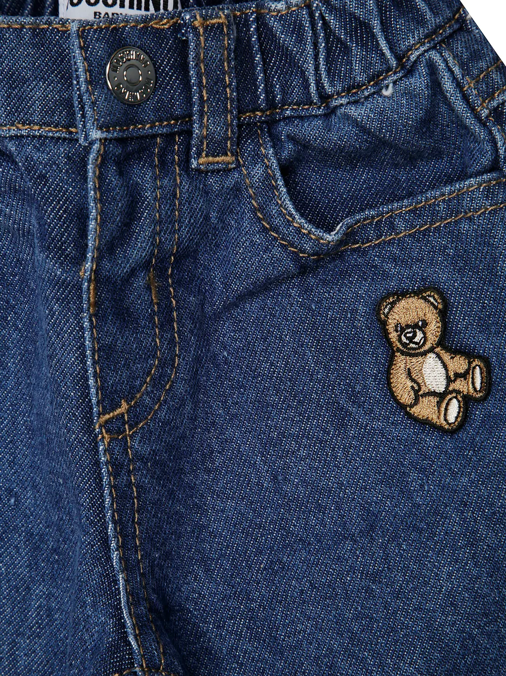 Teddy Embroidered Denim Jeans