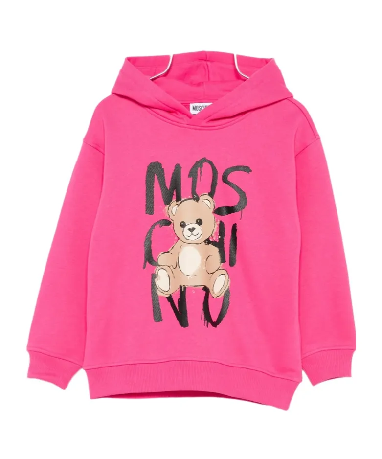 Teddy Print Hoodie