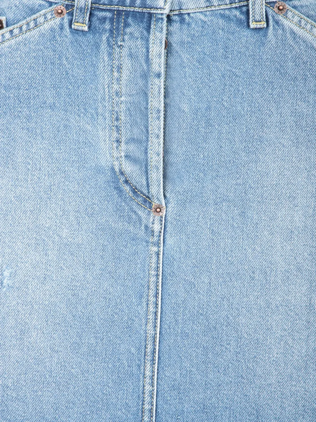 Laurel Crown Label Denim Mini Skirt