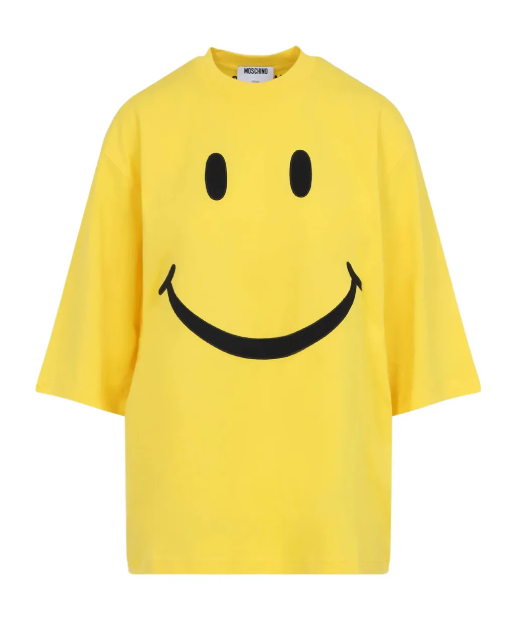 Smiley Face Print T-Shirt