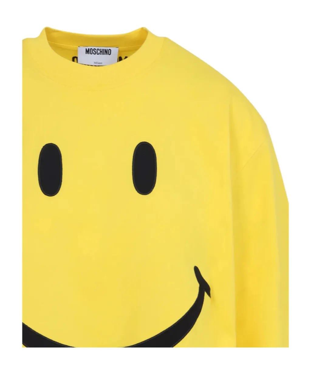 Smiley Face Print T-Shirt