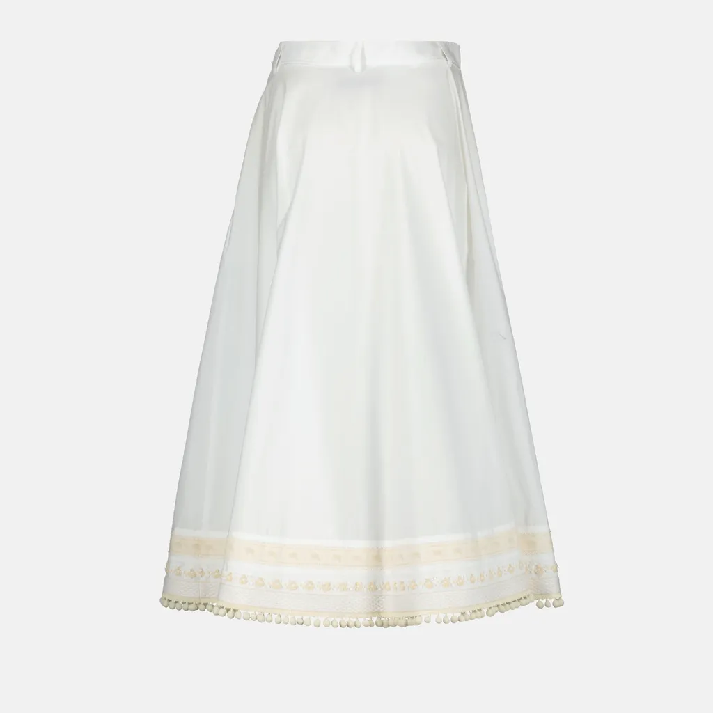 Trim Detailed Skirt