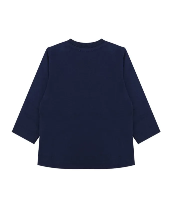 Bear-Print Long-Sleeve T-Shirt