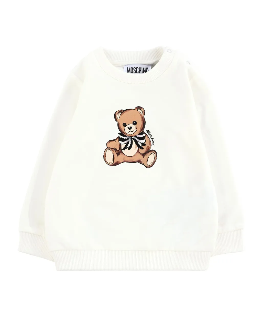 Teddy Bear Print Sweatshirt