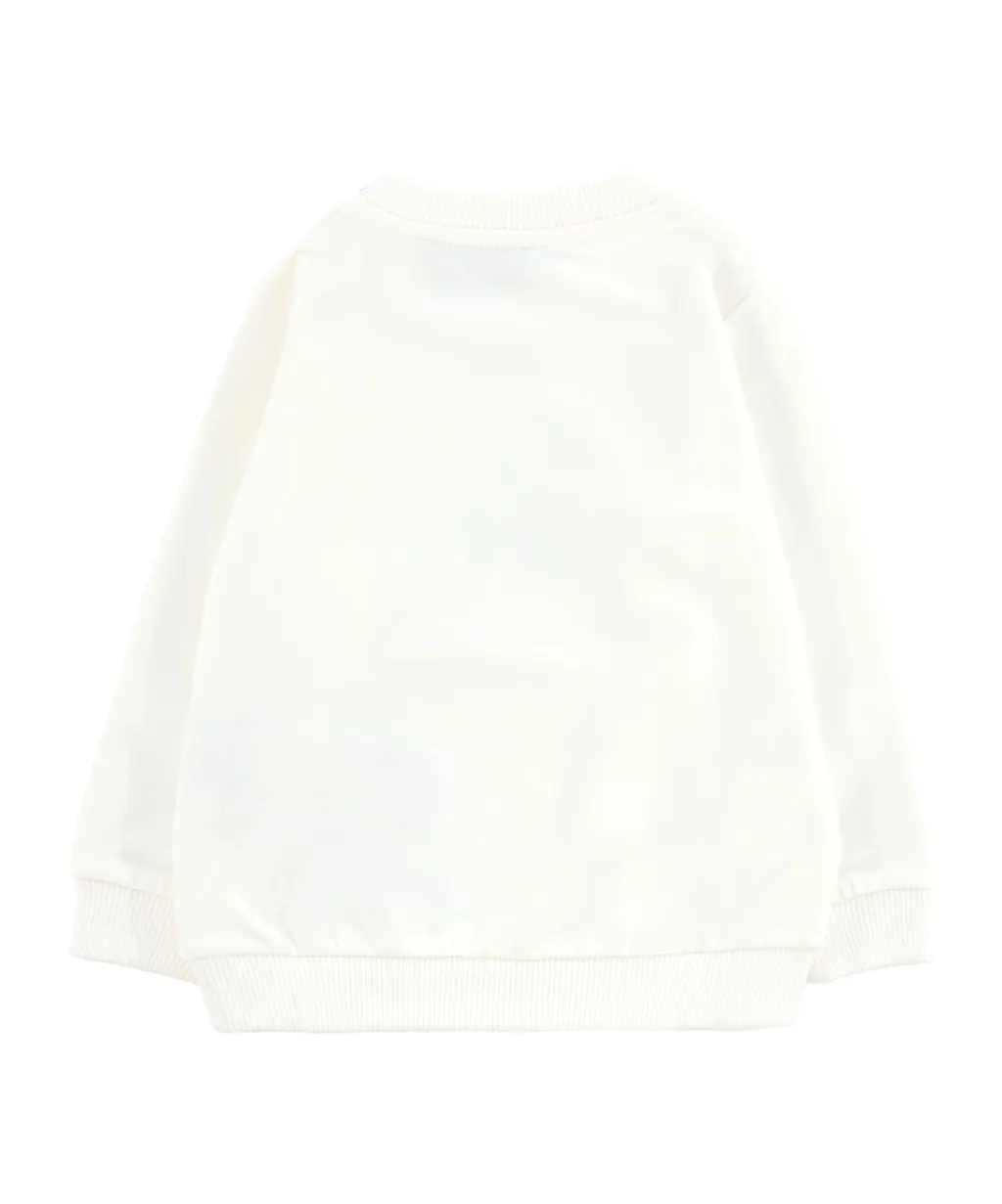 Teddy Bear Print Sweatshirt