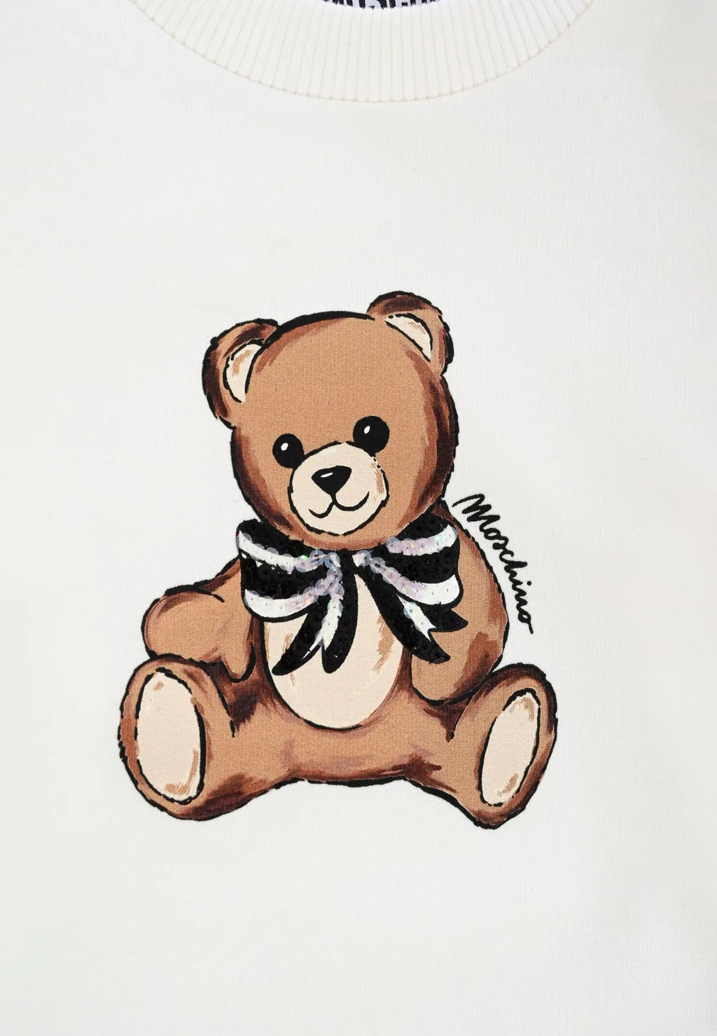 Teddy Bear Print Sweatshirt