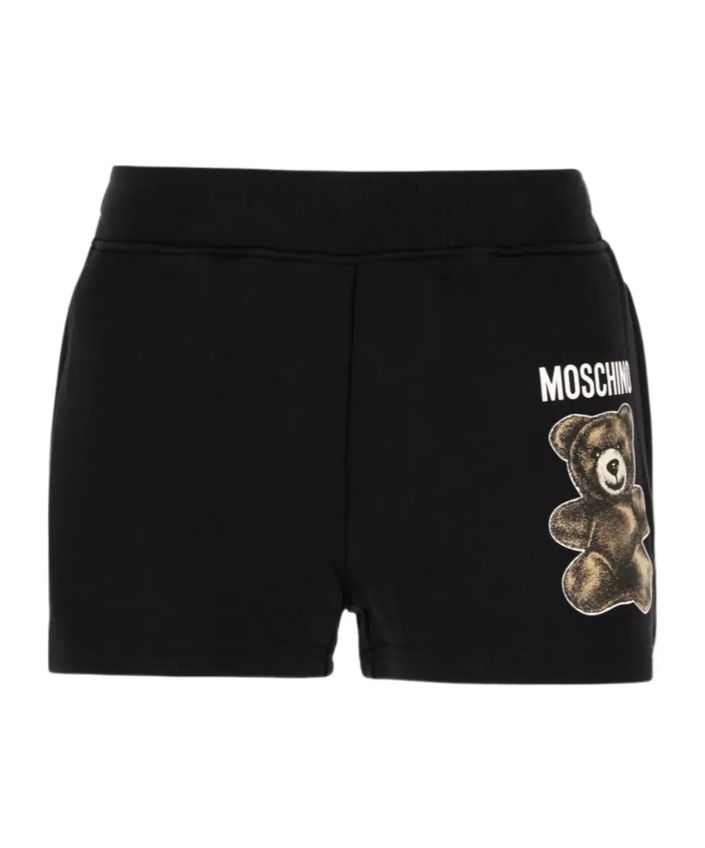 Teddy Print Shorts