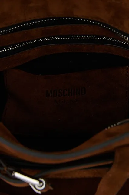 Tie Me Belt-Detail Suede Tote Bag