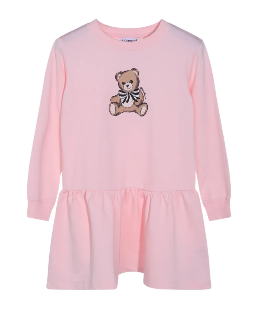 Teddy Printed Long-Sleeved Dress