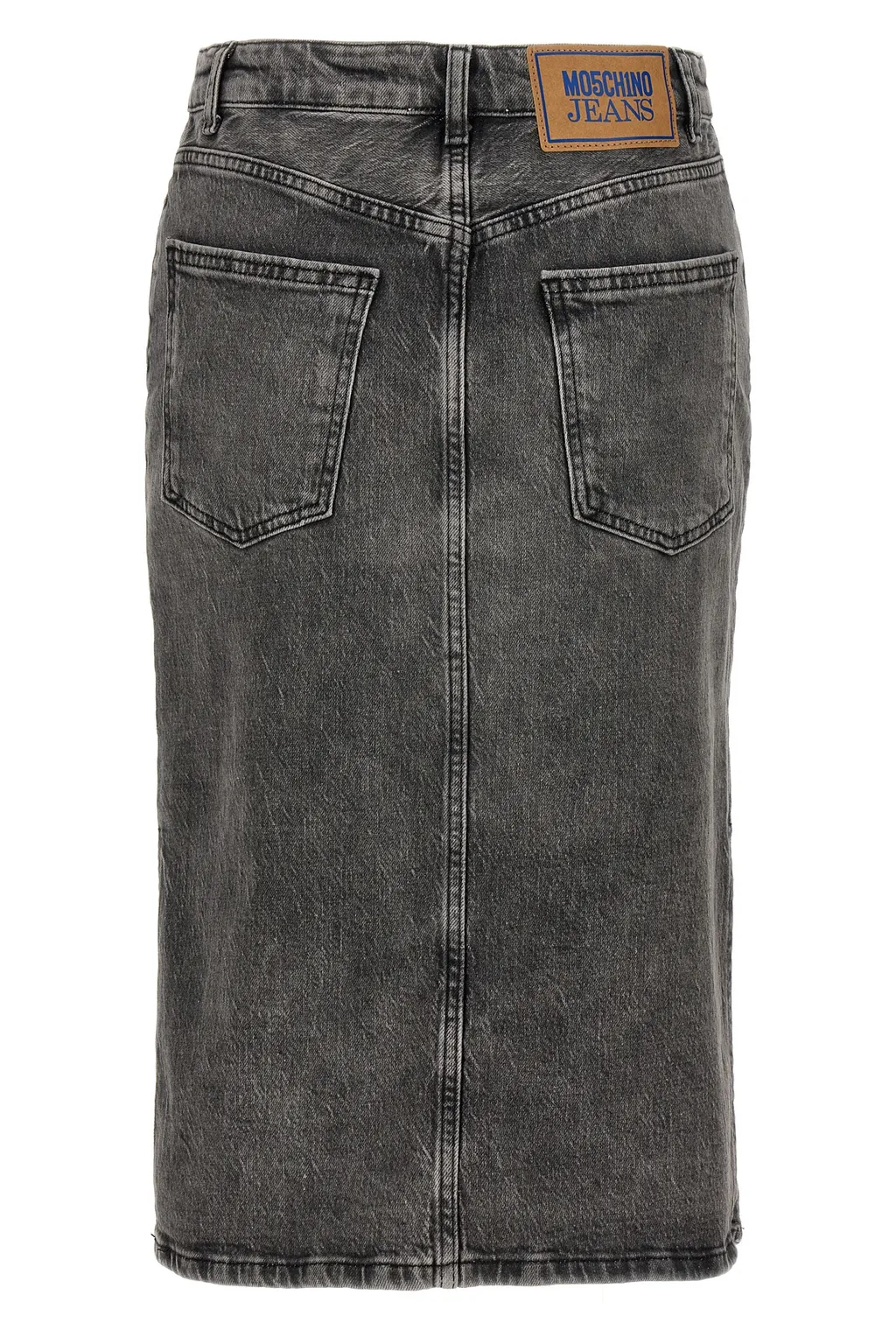 Jeans Side Slit Denim Skirt