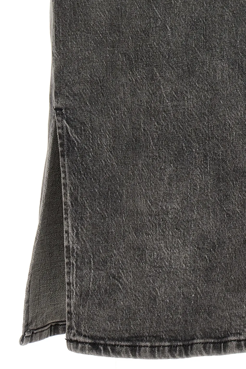 Jeans Side Slit Denim Skirt
