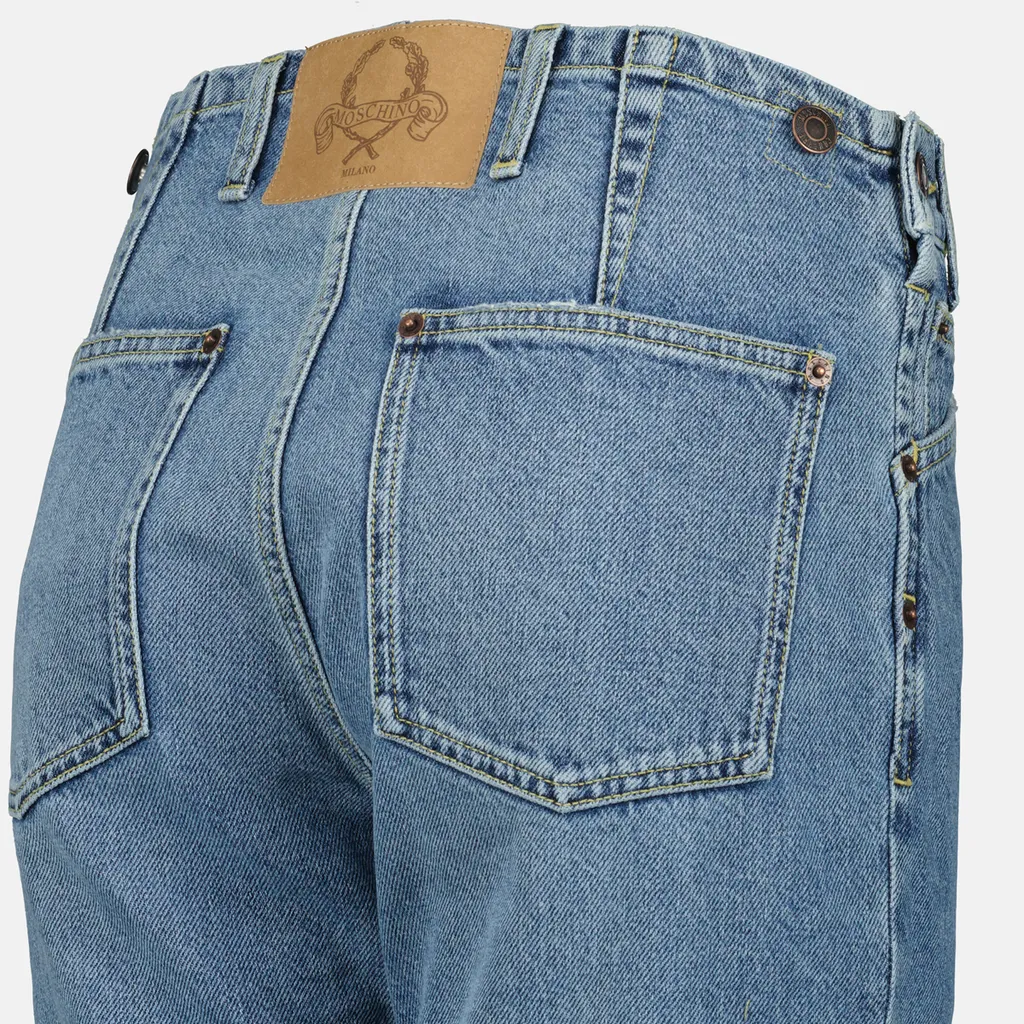 Belt Loop Denim Trousers